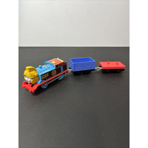 Thomas & Friends TrackMaster Armored Thomas Motorized +Caboose | Tested Working
